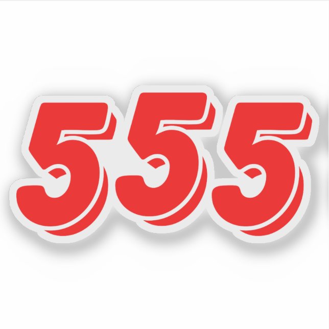 555 STICKER (Front)