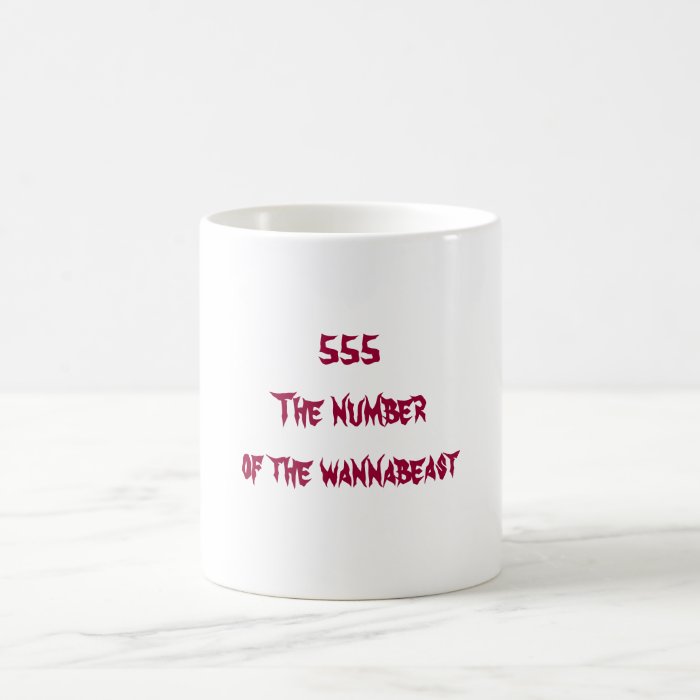 555 The number of the wannabeast Mug