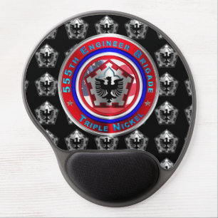 555th Engineer Brigade “Triple Nickel” Gel Mouse Pad