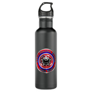 555th Engineer Brigade “Triple Nickel” Stainless Steel Water Bottle