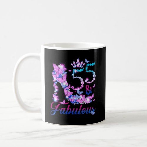 55 55 Fabulous 55Th K Diamond Coffee Mug