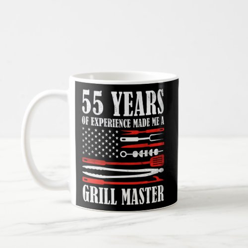 55 Bbq Us Flag Grill Masters 55Th Coffee Mug