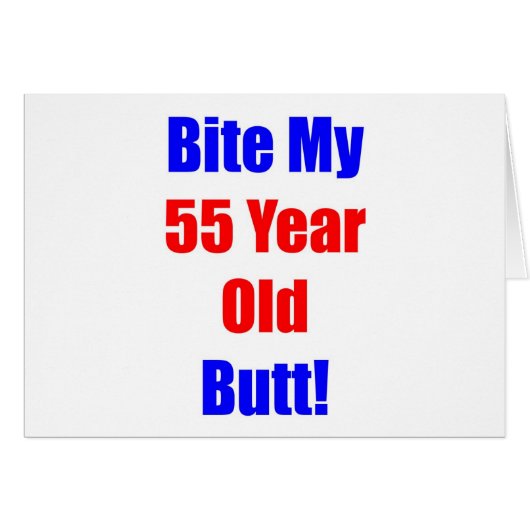 55 Bite My Butt Cards (Front Horizontal)