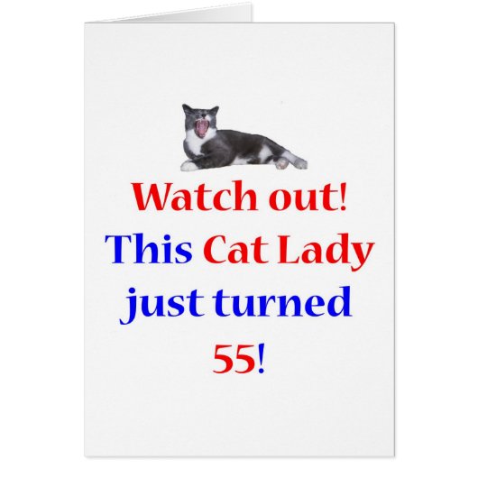 55 Cat Lady Cards (Front)