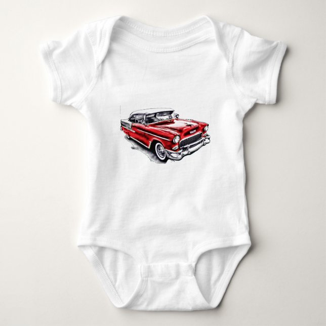 55 Chevy Baby Bodysuit (Front)