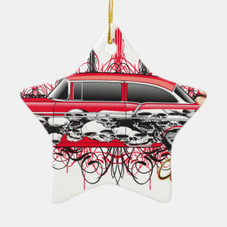55 chevy car.jpg ceramic ornament