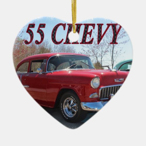 55 Chevy Ceramic Ornament