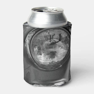 55 Chevy Headlight Grayscale Can Cooler