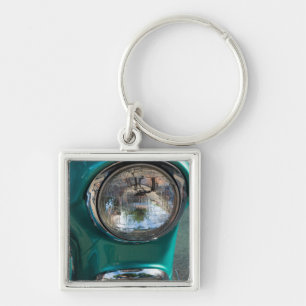 55 Chevy Headlight Keychain