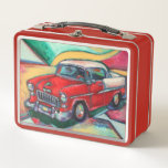 '55 Chevy Lunchbox<br><div class="desc">A fun retro lunchbox featuring a classic '55 Chevy from one of my original paintings.</div>