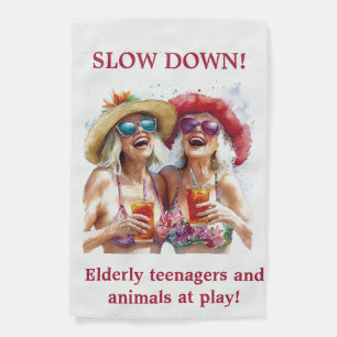 55+ COMMUNITY SLOW DOWN\HAPPY HOUR FLAG