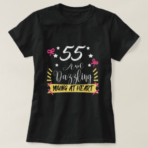 55 Dazzling Birthday  T-Shirt