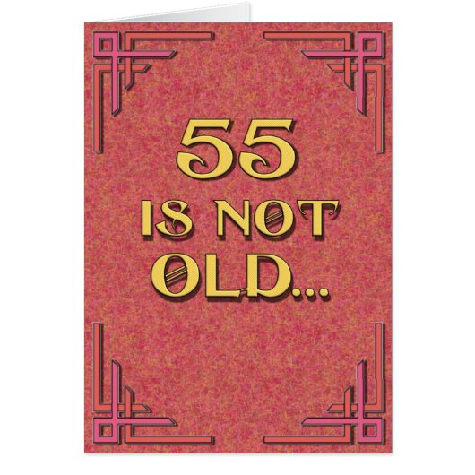 55 is not old cards (Front)