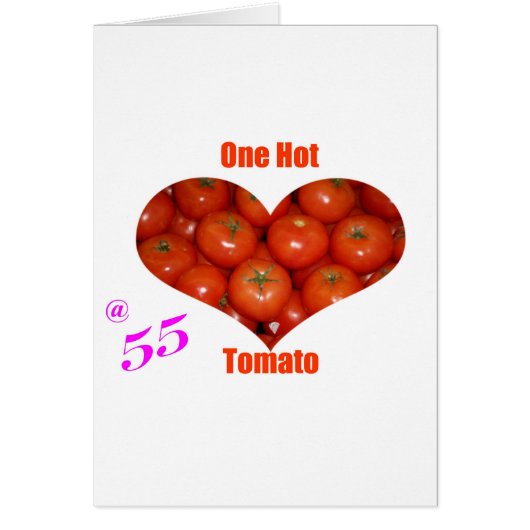 55 One Hot Tomato Cards (Front)