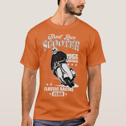 55 SCOOTER RACING T_Shirt
