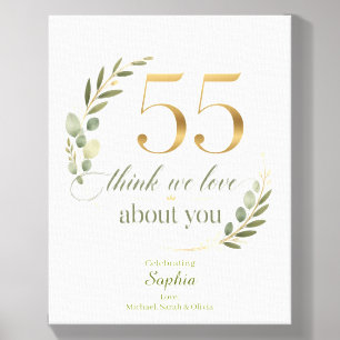 55 Things We Love About Grandma Canvas Photo Tile