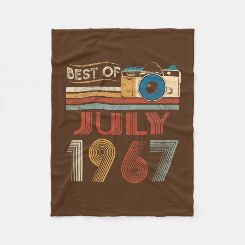 55 Vintage Birthday Gifts 55 Year Old Best Of Fleece Blanket