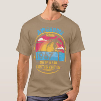 55 Year Old Vintage Awesome Since 196755th Birthda T-Shirt