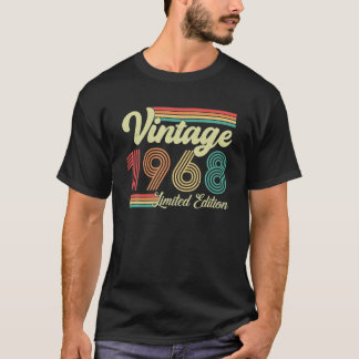 55 Years Old Vintage 1968 Born In 1968 55th T-Shirt