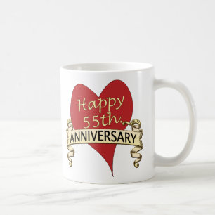 55th. Anniversary Coffee Mug