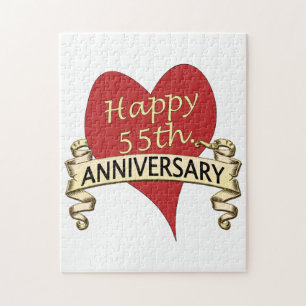 55th. Anniversary Jigsaw Puzzle