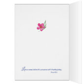 55th Anniversary Nun Religious Life Cross, Flowers (Inside (Left))