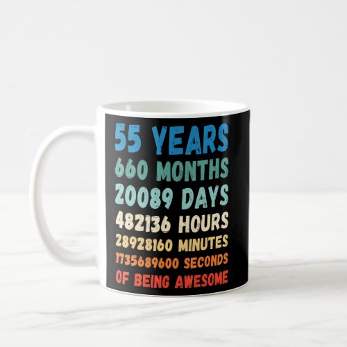 55th Birthday 55 Years Of Being Awesome Wedding An Coffee Mug