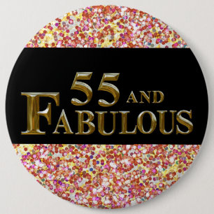 55th  Birthday  Button