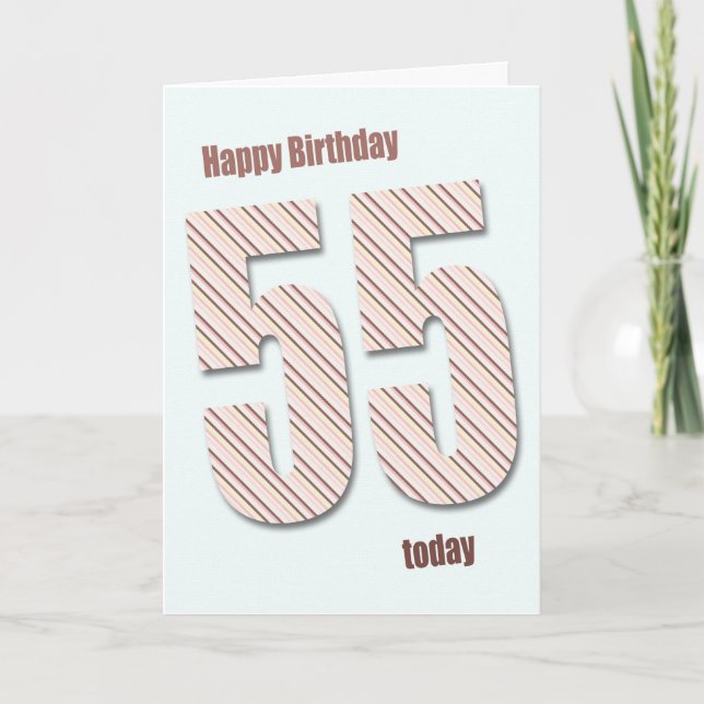 55th birthday card (Front)