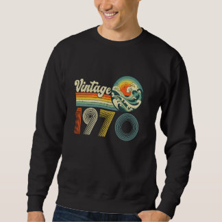 55th Birthday Gifts Vintage Born In 1970 55 Years  Sweatshirt