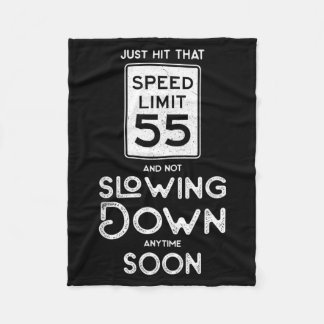 55th Birthday Igovernment Agency Speed Li Sign 55 Fleece Blanket