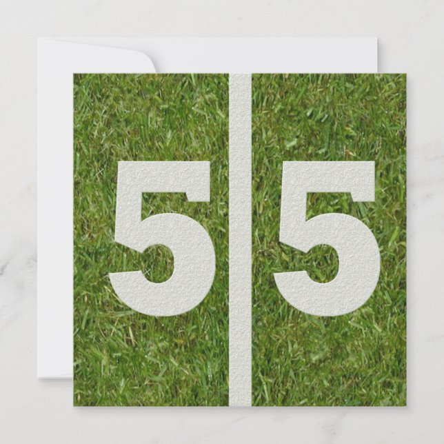 55th Birthday Invitation (Front)