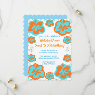 55th Birthday Invitation Template 55 th Digital In