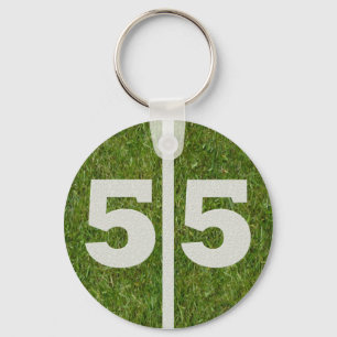 55th Birthday Party Favor Keychain