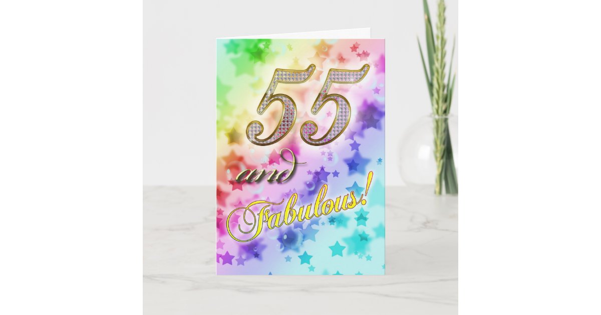 55th Birthday party Invitation | Zazzle