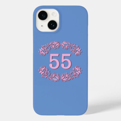 55th Birthday Shirt For Women Case_Mate iPhone 14 Case