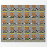 55th Birthday: Spooky Halloween Theme, Custom Name Wrapping Paper<br><div class="desc">This spooky and scary Hallowe'en birthday themed wrapping paper design features a large number "55". It also features the message "HAPPY BIRTHDAY, ", plus an editable name. There are also depictions of a ghost and a bat on the front. Wrapping paper like this might be used when wrapping gifts or...</div>
