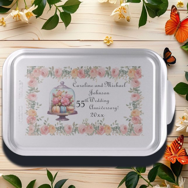 55th Emerald Wedding Anniversary Roses Cake Pan (Creator Uploaded)