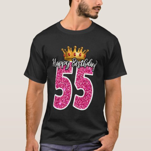 55Th Happy 55 T_Shirt