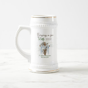 55th ORDINATION ANNIVERSARY Priest Pastor Minister Beer Stein