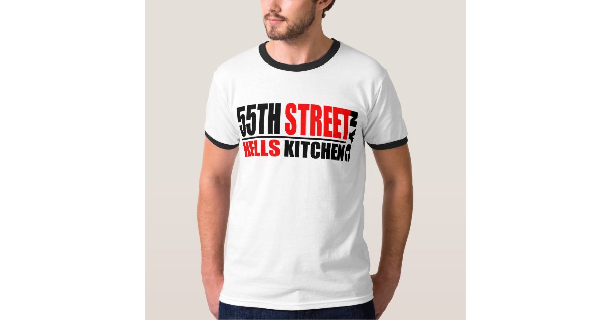 55th Street Hell's Kitchen NYC Logo Shirt | Zazzle.com