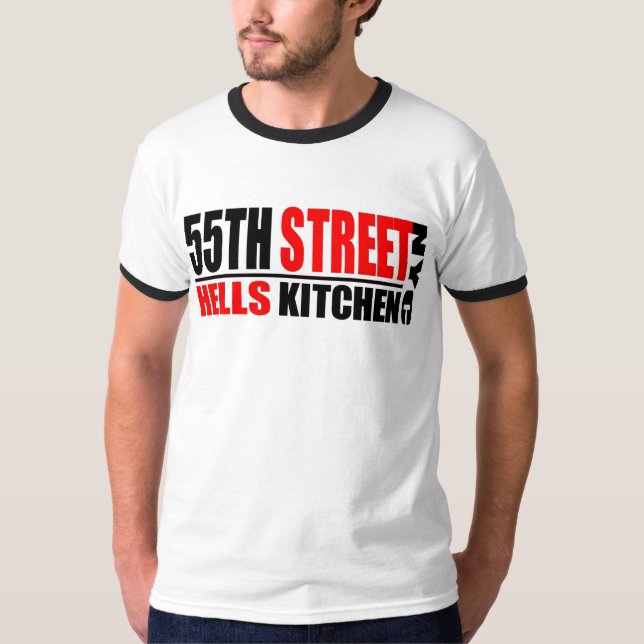 55th Street Hell's Kitchen NYC Logo Shirt (Front)