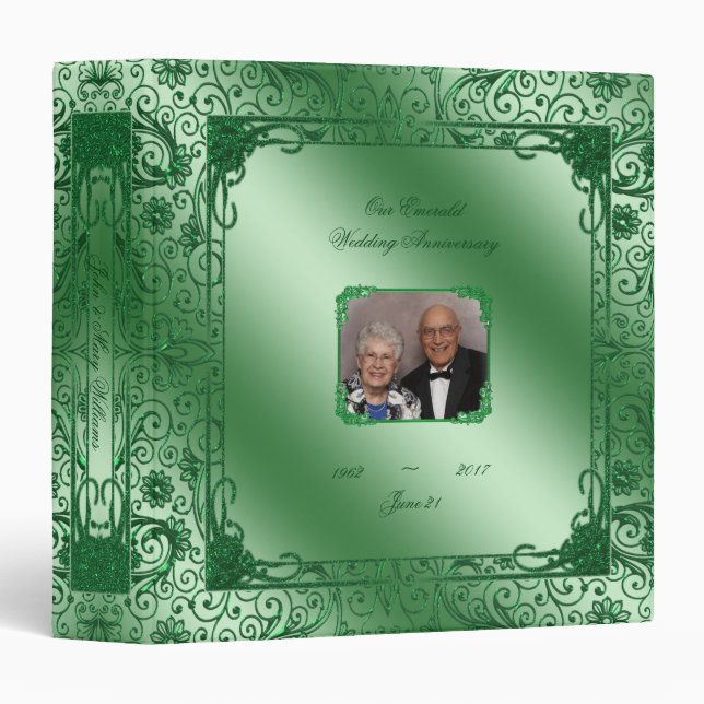 55th Wedding Anniversary 1.5 in Binder (Front/Spine)