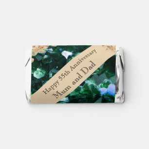 55th Wedding Anniversary Emerald Hershey's Miniatures