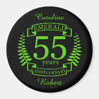 55th Wedding ANNIVERSARY EMERALD
