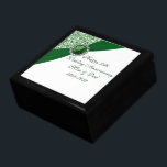 55th Wedding Anniversary Gift Box<br><div class="desc">A Digitalbcon Images Design featuring an Emerald Green color theme with a variety of custom images, shapes, patterns, styles and fonts in this one-of-a-kind "Emerald Wedding Anniversary" Gift Box. This attractive and elegant design comes complete with custom text lettering to suit your own special occasion and makes the perfect gift...</div>