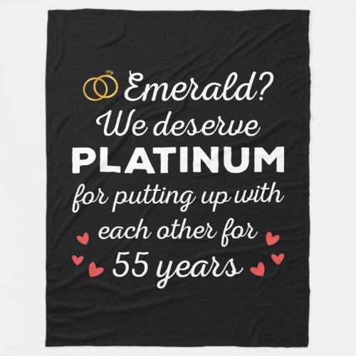 55th Wedding Anniversary I - Emerald Funny Couple