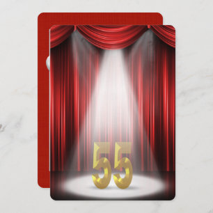 55th Wedding Anniversary Party Invitation