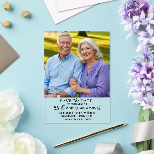 55th Wedding Anniversary Save the Date Photo (Insitu (Wedding))