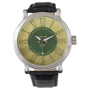 55yrs Retirement or Anniversary Personalized Watch